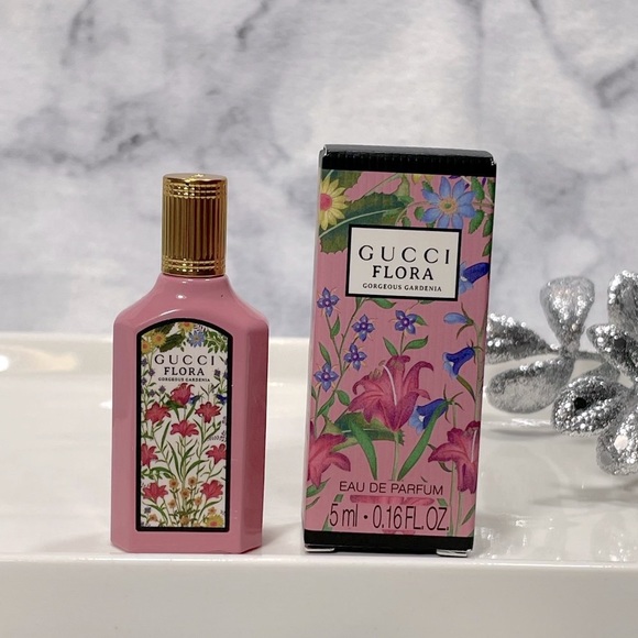Gucci Flora EDP, Floral, Blossom, Gardenia, Joy, NEW - Mini 0.16 oz. 5 ml. - Picture 2 of 10